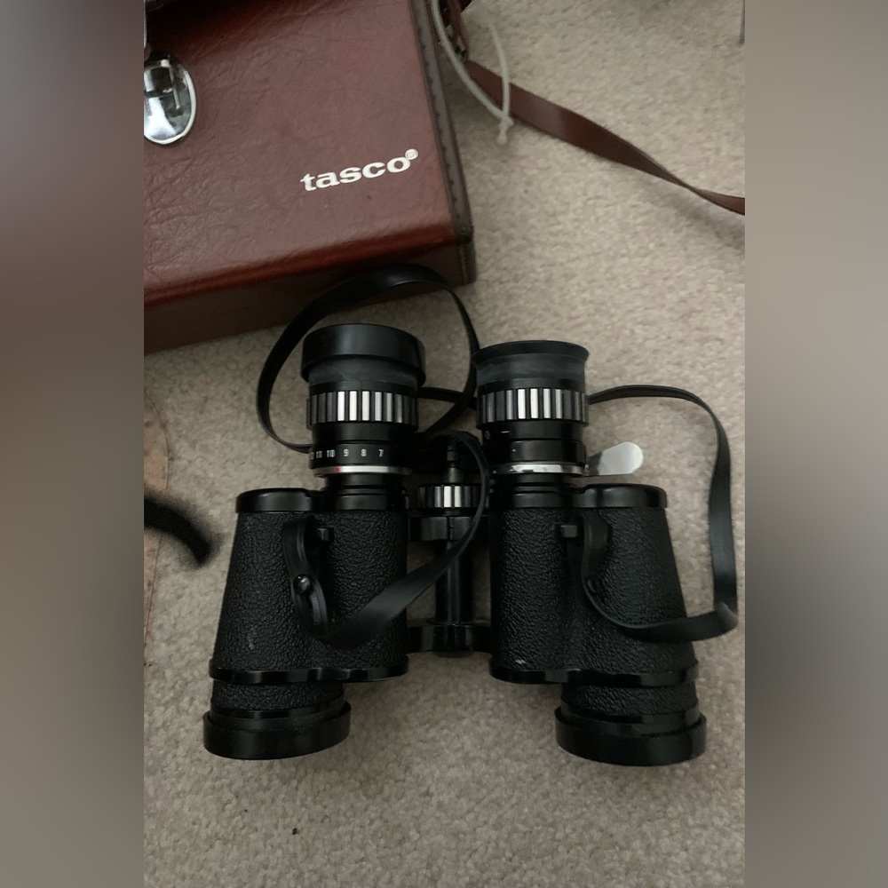 Vintage Tasco binoculars with case